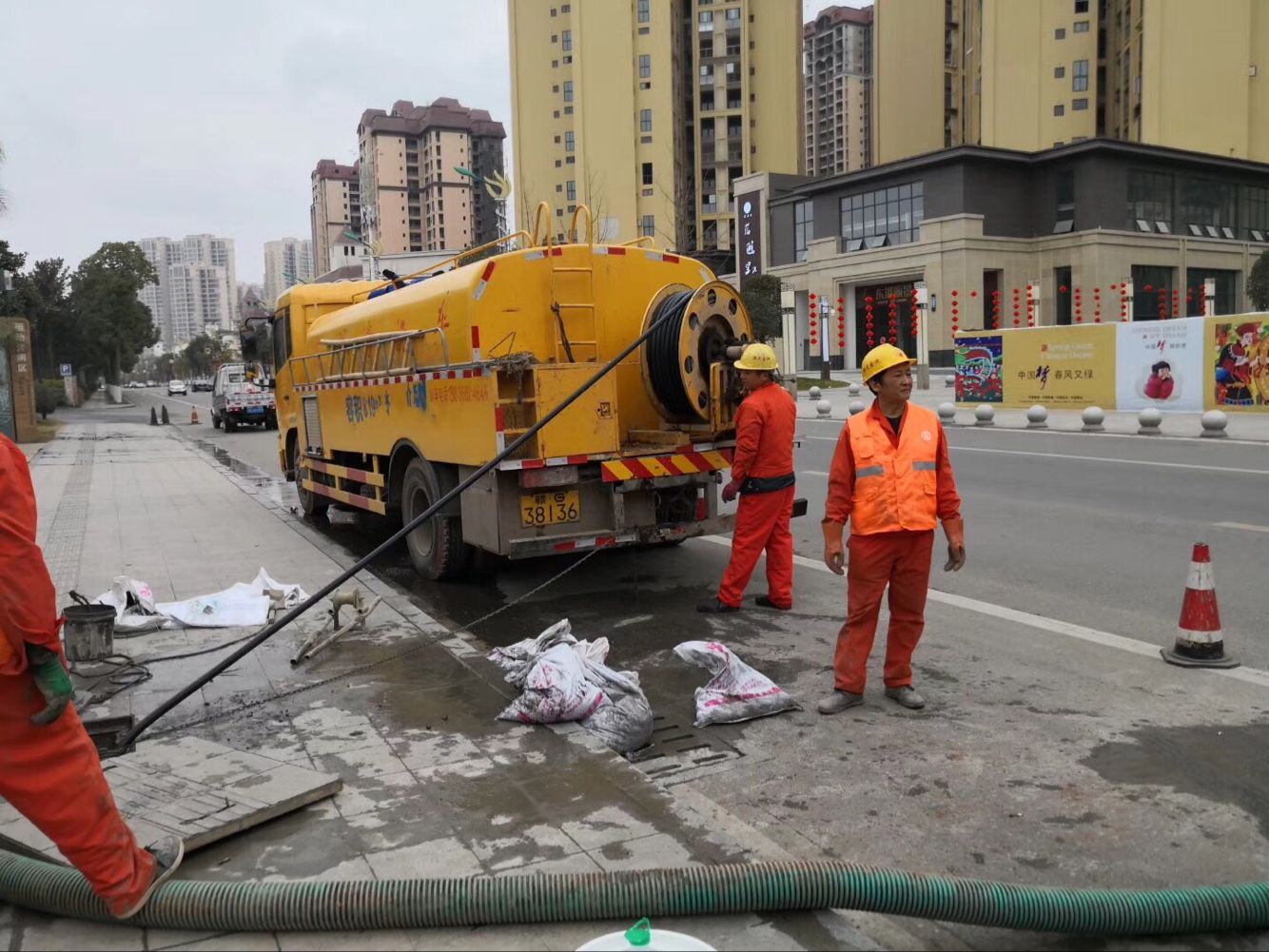 信丰排污管道清淤-管道清洗